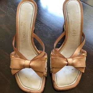 Louis Vuitton multicolor size 6. Worn condition.